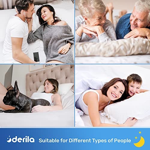 Derila Pillowcase | Designed to Keep Your Memory Foam Pillow Covered and Protected with This Crisp, Clean, White Pillowcase Made from Premium Materials 6