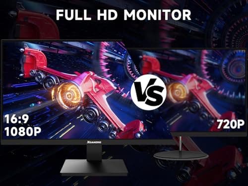 XGaming 27 inch Gaming Monitor, QHD 2560 * 1440p, 144Hz/165Hz 98% sRGB, 1ms, FreeSync, Dual HDMI&DisplayPort, Built-in Speakers and LED Rainbow Light, Frameless IPS Screen, VESA Mountable, Black 2