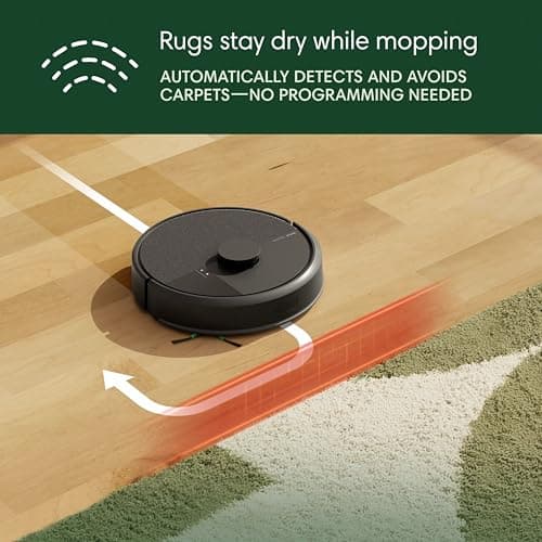 iRobot Roomba 105 Combo Robot Vacuum & Mop with AutoEmpty Dock - Self-Empties for 75 Days, Intense Power-Lifting Suction, LiDAR Navigation, Multiple Cleaning Modes, Avoids Mopping Carpet 8