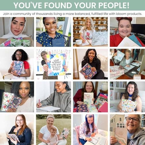 bloom daily planners HARDCOVER Planner 2025-2026 (8.5" x 11") Academic Year (July 2025 - July 2026) - Task Goal Organizer - Monthly & Weekly Inspirational Agenda Book - Garden Party, Beige 9