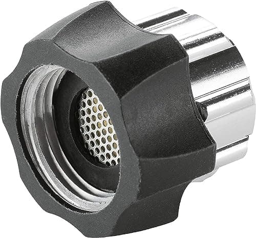 Karcher Universal Filtered Garden Hose Connector for Electric Pressure Washers, Black