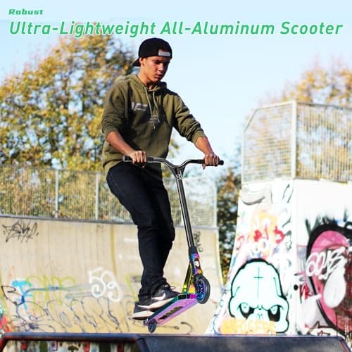 Stunt Scooter Pro Trick Scooter for Kids, Teens, and Adults (Ages 8+)– Complete Skate Park Scooter (T2-Neo) 8