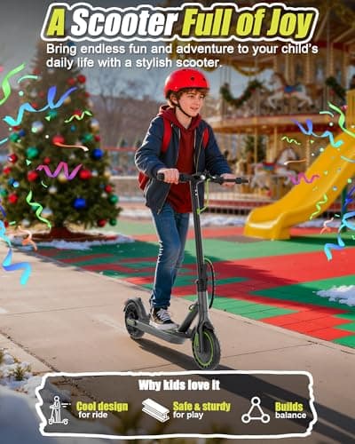 MAXSHOT Electric Scooter Adults & Big Kids, 350W Powerful Motor, Top Speed 16/19MPH, 12/16/19/21Miles Range, 8.5" Solid Tires Folding Commuter Escooter with Dual Suspension for Commuting, APP Control 8