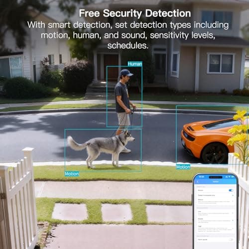 VIMTAG 5G/2.4G 4MP Cameras for Home Security-Outdoor/Indoor Camera for Dog/Cat/Pet/Nanny/Baby, Wired, Color Night Vision, Free AI Detection, 2-Way Audio, 24/7 SD Recording,Support Alexa Cloud SD Card 5