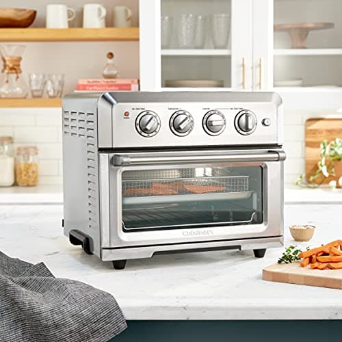 Cuisinart Convection Toaster Oven Airfryer Combo, 6-in-1 1800 Watts, XL Capacity Convection Oven with 60-Minute Timer/Auto-Off for Toast, Bake or Broil, Stainless Steel, CTOA-122 7