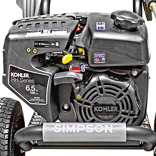 Simpson Cleaning 3100 PSI Gas Pressure Washer, 2.4 GPM Power Washer for Residential Use, Kohler SH270 Engine, 25-Foot MorFlex Hose, MegaShot, 49-State (MS60763) 10