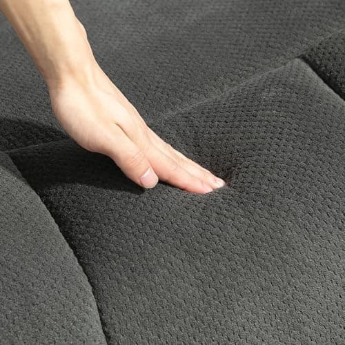 HOMCOM Power Lift Recliner Chair for Elderly with Massage and Heat, Electric Lift Chair, Fabric Massage Chair Recliner with Remote Controllers, USB Ports and Side Pockets, Overstuffed Design, Gray 9