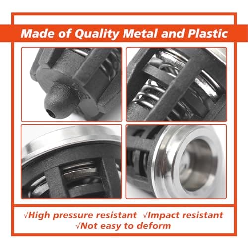Mhrxusd 6PCS 70-0009 Pressure Washer Pump Check Valve Kit Replacement for Mi-T-M for InterPump 47 49 50 51 Series 758-543 36.7032.01 Kit01 K01, Replace 700009 5
