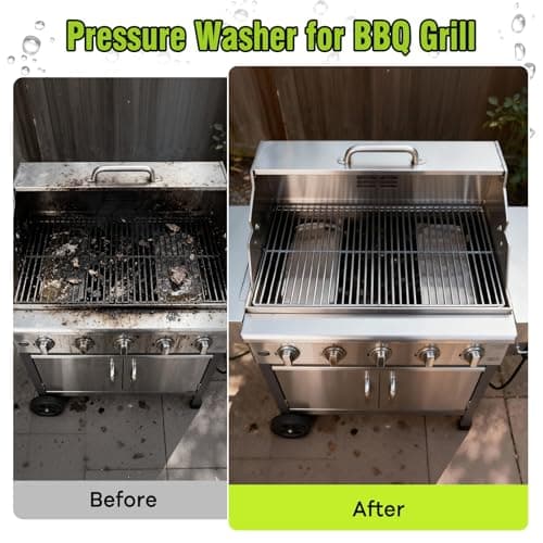 Pressure Washer, Power Washer with 4 Quick Connect Nozzles 1 Foam Cannon, High Pressure Cleaning Machine for Cars/Fences/Driveways/Patios/Farms/Home Cleaning 9