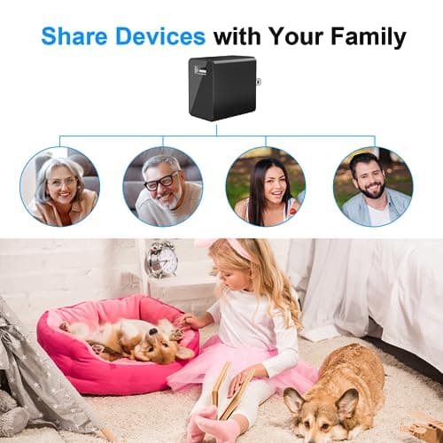 DuboCam USB Charger Camera - WiFi Small Camera - Full HD 1080P Mini Wireless Nanny Cam - 140 Degree Wide Angle for Discreet Indoor Security 6