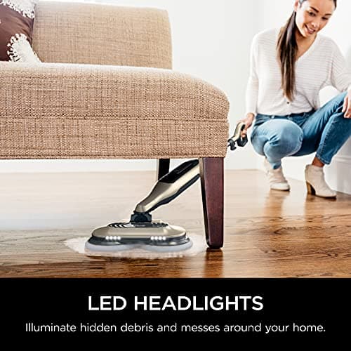 Shark All-in-One Scrubbing & Sanitizing Hard Floor Steam Mop, Designed for Hard Floors, with 4 Dirt Grip Soft Scrub Washable Pads, 3 Steam Modes & LED Headlights, S7005 9