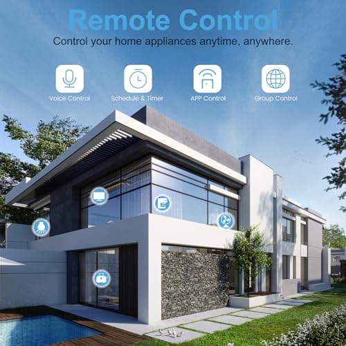 EIGHTREE Matter Smart Plug 𝗛𝗼𝗺𝗲𝗸𝗶𝘁 𝗦𝘂𝗽𝗽𝗼𝗿𝘁𝗲𝗱 𝗛𝘂𝗯 𝗥𝗲𝗾𝘂𝗶𝗿𝗲𝗱, Smart Plugs That Compatible with Alexa & Google Home, WiFi Plug w/Remote Control, Timer & Schedule 2.4GHz Wi-Fi 7