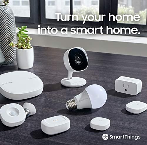 Samsung SmartThings Indoor Security Camera (GP-U999COVLBDA), 1080P HD Video with HDR, Night Vision, Advanced Motion Detection, and Two-Way Audio – Black/White 8