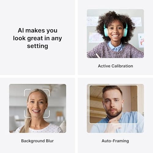 Lumina 4K Webcam: Studio-Quality Webcam Powered by AI. Look Great on Every Video Call. Compatible with Mac and PC (Atomic Grey) 5