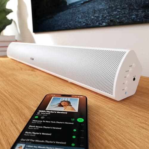 Majority Teton Sound Bar for TV | 120W Powerful Stereo 2.1 Channel Sound | Home Theatre 3D Soundbar with Built-in Subwoofer | HDMI ARC, Bluetooth, Optical, RCA, USB & AUX Playback and Remote Control 9