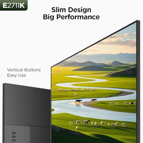 KOORUI 27 Inch Gaming Office Monitor 144Hz IPS Display, FHD 1080P with FreeSync, Eye Care TÜV Rheinland Certified with Slim Bezels, HDMI VGA Ports, Ergonomic Tilt, VESA Mount, Black 3