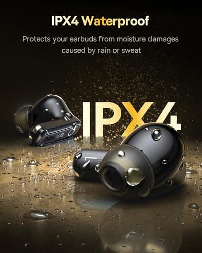 Baseus Hybrid Active Noise Cancelling Wireless Earbuds, Immersive Heavy Bass Sound -50dB, 6 Mics AI ENC Calls, 65H Playtime, Multipoint Connection, Waterproof, Bluetooth 5.3, App Customized-Bowie 30 8