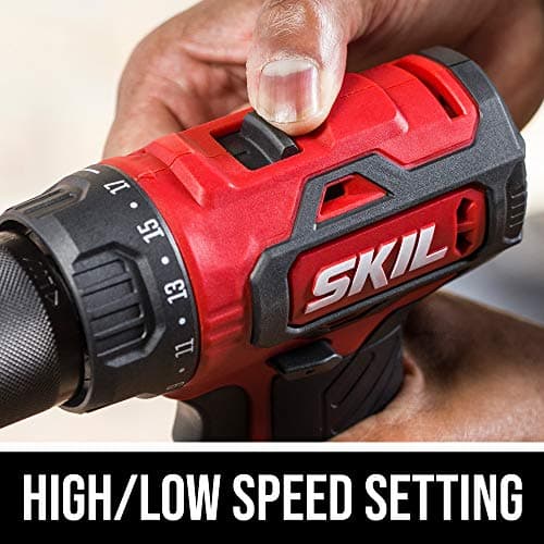 SKIL PWR CORE 20 Brushless 20V 1/2 Inch Drill Driver Includes 2.0Ah Lithium Battery and Standard Charger - DL529303 5