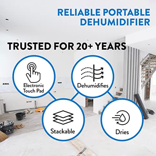 Dri-Eaz 1200 Commercial Dehumidifier with Pump, 18 Gallon, Industrial, Portable Dehumidifier 7