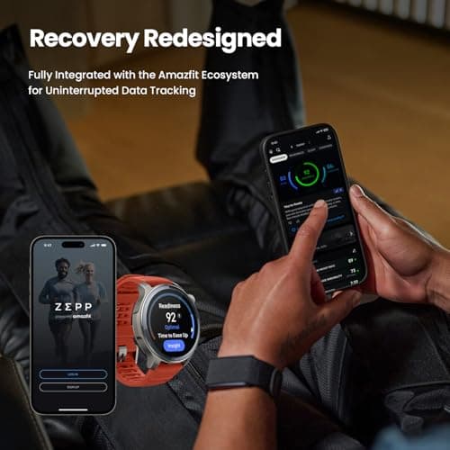 Amazfit Helio Strap Fitness Tracker Wristband, 24/7 Activity & Sleep Tracker with Heart Rate, 10 Days Battery, 27 Sports Modes, Strength Training, Hyrox Race, Subscription Free for Android & iPhone 5