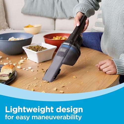 BLACK+DECKER dustbuster Blast Cordless Handheld Vacuum, Home and Car Vacuum (HNVD220J00) 7