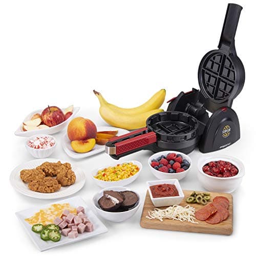 Presto 03512 Stuffler Stuffed Waffle Maker, Belgian, Large, Black 7