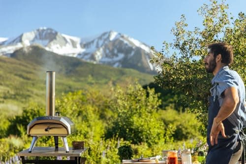 Ooni Karu 12 Multi-Fuel Outdoor Pizza Oven – Reaches 950°F and Cooks 12 Inch Pizzas and More in 60 Seconds - Portable Wood and Gas Grill with Pizza Stone, Dual Fuel Ooni Pizza Oven 5