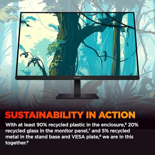 HP OMEN 27 inch QHD 180Hz Gaming Monitor, Quad HD Display (2560 x 1440), IPS Panel Technology, HDR 400, 1ms GtG (with Overdrive), AMD FreeSync, Black, 27q G2 (2025) 8