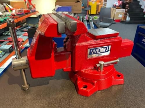 Wilton Utility Bench Vise, 5-1/2" Jaw Width, 5" Jaw Opening, 3-1/4" Throat (Model 675U) 9