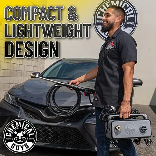 Chemical Guys ProFlow PM2000 Electric Pressure Washer – 14.5 Amp Motor, 2030 Max PSI, 1.77 GPM with 5 Quick Connect Tips, Compact Portable Pressure Washer for Cars, Patios, Driveways and Home Cleaning 7