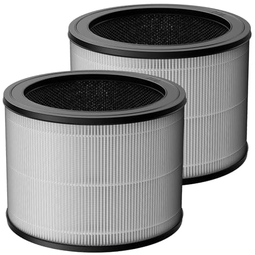 2 Pack 1712-0110-00 Replacement Filter O Compatible with Winix A231 and A230 Air Purifier, 3-in-1 HEPA and Activated Carbon Filter