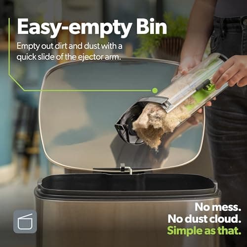 Gtech AirRAM MK2 Cordless Vacuum Cleaner with Powered Brush Head - Perfect for Carpet and Hardwood Floors - Rechargeable 22v Li-ion Battery - Lightweight (7 lbs.) 6