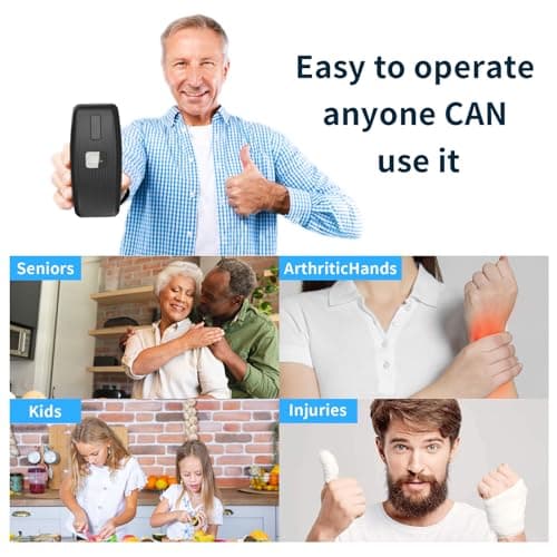 Electric Can Opener with LED Display, USB Rechargeable Electric Can Opener for Seniors & Arthritis, One-Touch Automatic Can Opener, Hands-Free, Smooth Edge, Compact, Cordless 5