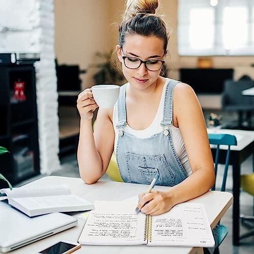 Beautiful Daily Planner And Notebook With Hourly Schedule - Aesthetic Spiral To do List Notepad to Easily Organize Your Tasks And Appointments - Stylish Book And School Or Office Supplies For Women 6