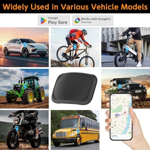 JNLIK GPS Tracker for Vehicles,Magnetic Waterproof Car Tracker, No Monthly fees, Mini Portable GPS Tracker for Cars, Trucks, Fleet, Motorcycle, Anti-Theft(Android Only) 7