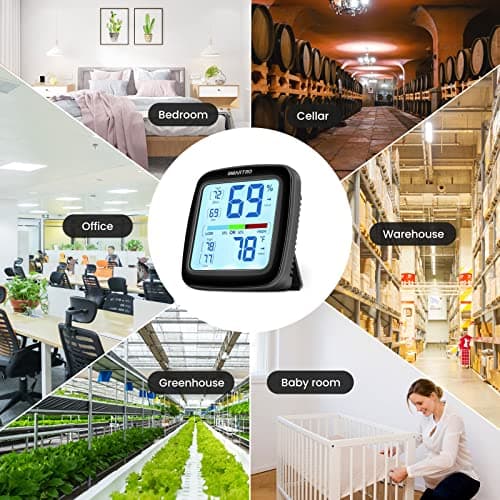 SMARTRO SC42 Professional Digital Hygrometer Indoor Thermometer Room Humidity Gauge Pro Accuracy Calibration 5
