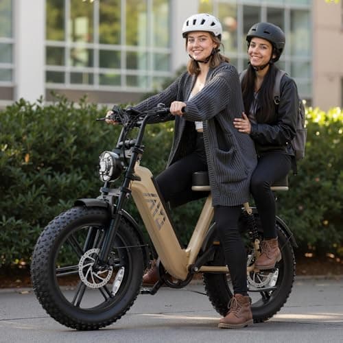 TST Electric Bike for Adults, 1500W Peak Motor Ebike with 48V 15Ah Built-in Battery, 60 Miles Range 28 MPH Electric Bicycle, 20" Fat Tire Step-Thru E Bike with Rear Seat, Safety Tested to UL 2849 8