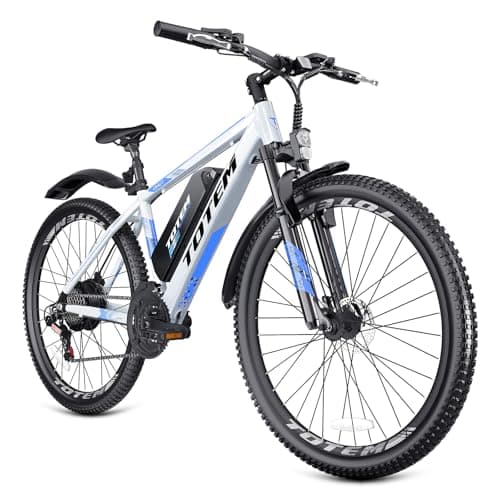 Totem Electric Bike for Adults,26 Electric Mountain Bike,750W Peak Motor 20MPH 40 Miles, Lightweight 46lb Aluminum Frame, Commuting E Bicycle for Men TeensWomen UL 2849 Certified