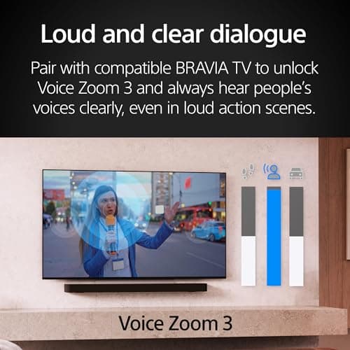 Sony BRAVIA Theater System 6, 5.1ch Home Theater System Sound bar with subwoofer and Rear Speakers, Surround Sound by Dolby Atmos/DTS:X Compatible HT-S60 8