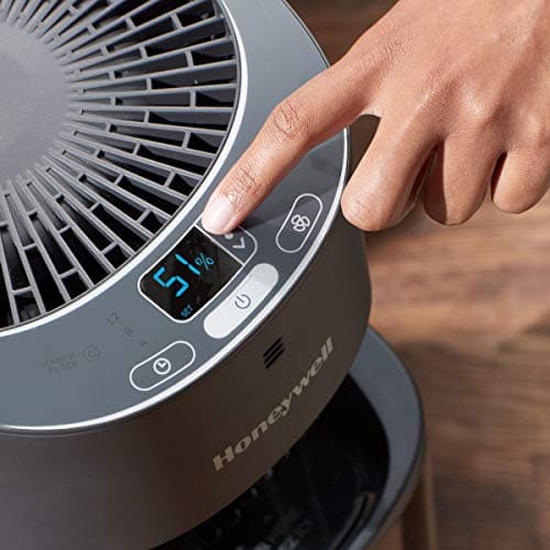 Honeywell Top Fill Tower Humidifier, Digital Humidistat, Black – Cool Mist Humidifiers for Bedroom, Home or Office with Space-Saving Tower Design 9