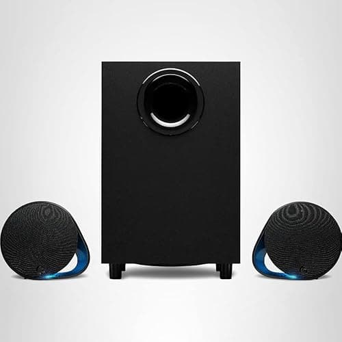 Logitech G560 PC Gaming Speaker System with 7.1 DTS:X Ultra Surround Sound, Game Based LIGHTSYNC RGB, Two Speakers and Subwoofer, Bluetooth, USB, Immersive Gaming Experience - Black 9