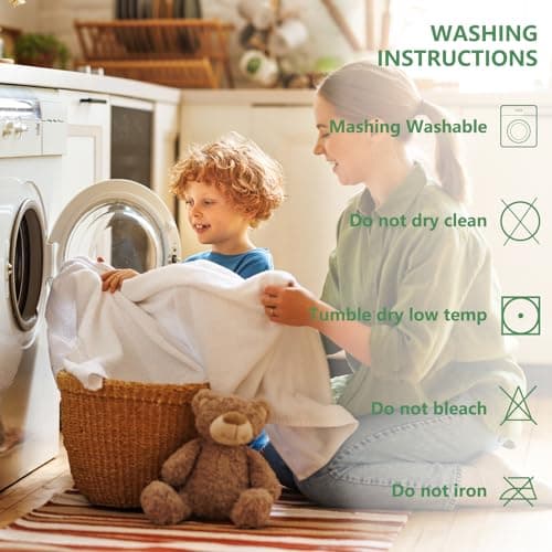 CozyLux 100% Waterproof Mattress Protector Queen Size, Rayon Derived from Bamboo, Cooling Mattress Pad Cover, Breathable 3D Air Fabric Noiseless Washable Vinyl Free, 8"-21" Deep Pocket 7