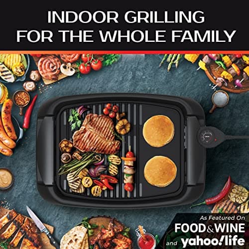 Mueller Ultra GrillPower 2-in-1 Smokeless Electric Indoor Removable Grill and Griddle Combo, Nonstick Plate, with Adjustable Temperature, 120V 7