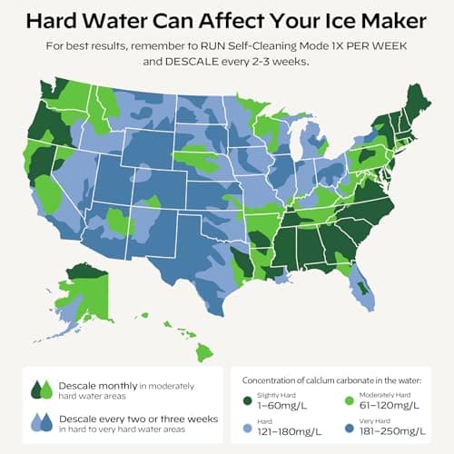 Nugget Ice Maker Countertop, Silonn Chewable Pellet Ice Machine with Self-Cleanin Function, 33lbs/24H Portable Ice Makers for Home Kitchen Officce, Black 6