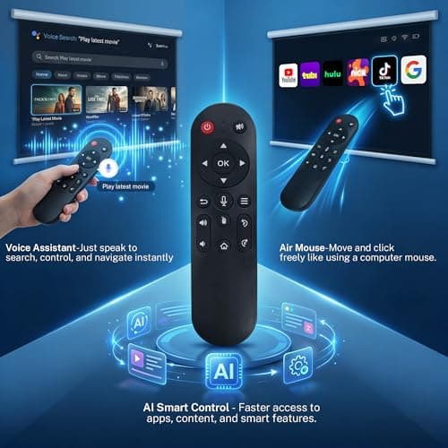 [4K Support/2000 ANSI/AI Visual Calibration] X7 Native 1080P Smart Projector with Android 14 OS,Compatible with Netflix YouTube,AI Auto Focus&Keystone,WiFi,Bluetooth,200" Display Black&Slate Gray 12