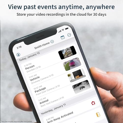Arlo Essential Wired Video Doorbell - HD Video, 180° View, Night Vision, 2 Way Audio, Black - AVD1001B 10