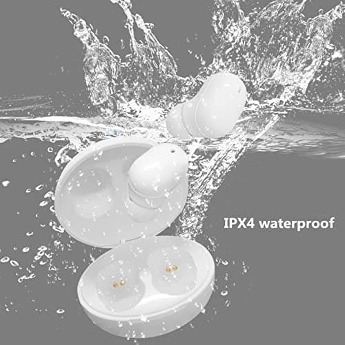 Sluoch Wireless Earbuds for Kids,Bluetooth Headphones for Small Ears Women Man Adults,25hrs Playtime Built in Mic Earphones Premium Deep Bass in Ear Headset for School Sport Gym (White) 6