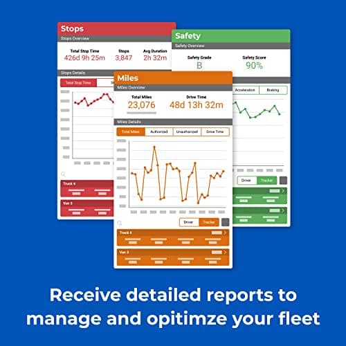 Linxup Fleet GPS Tracker and Monitoring System: Real-Time Location Company Vehicle Tracking, Monitoring, and Alerts for Professional Vehicles and Fleets 7