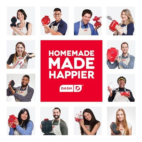 Dash Mini Maker Griddle - Compact Griddle for Creative Homemade Treats - Nonstick Surface, Quick Heat-Up System & Space-Saving Design - Black 8