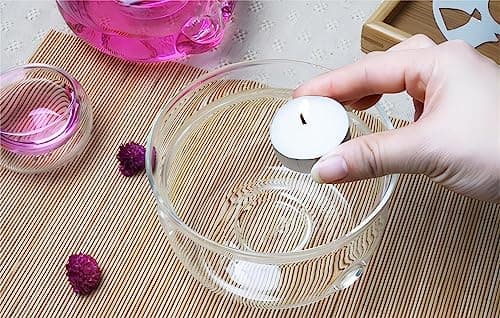 Glass Teapot Warmer, High Heat Resistant Borosilicate Glass Tea Light Warmer, 6 Inches, Candles not Included 5